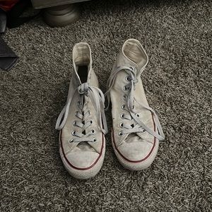 white high top converse